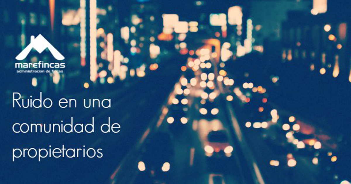 ruido vecinos comunidad